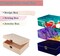 Unfinished Pine Wood Box - Large Wooden Boxes with Hinged Lid for Craft, DIY, Hobbies, Jewelry, Home Storage, 8 x 6 x 3 inch